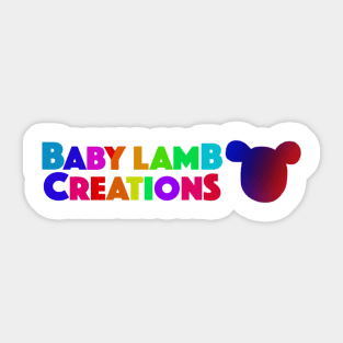 Baby Lamb Creations Logo (2020) Sticker